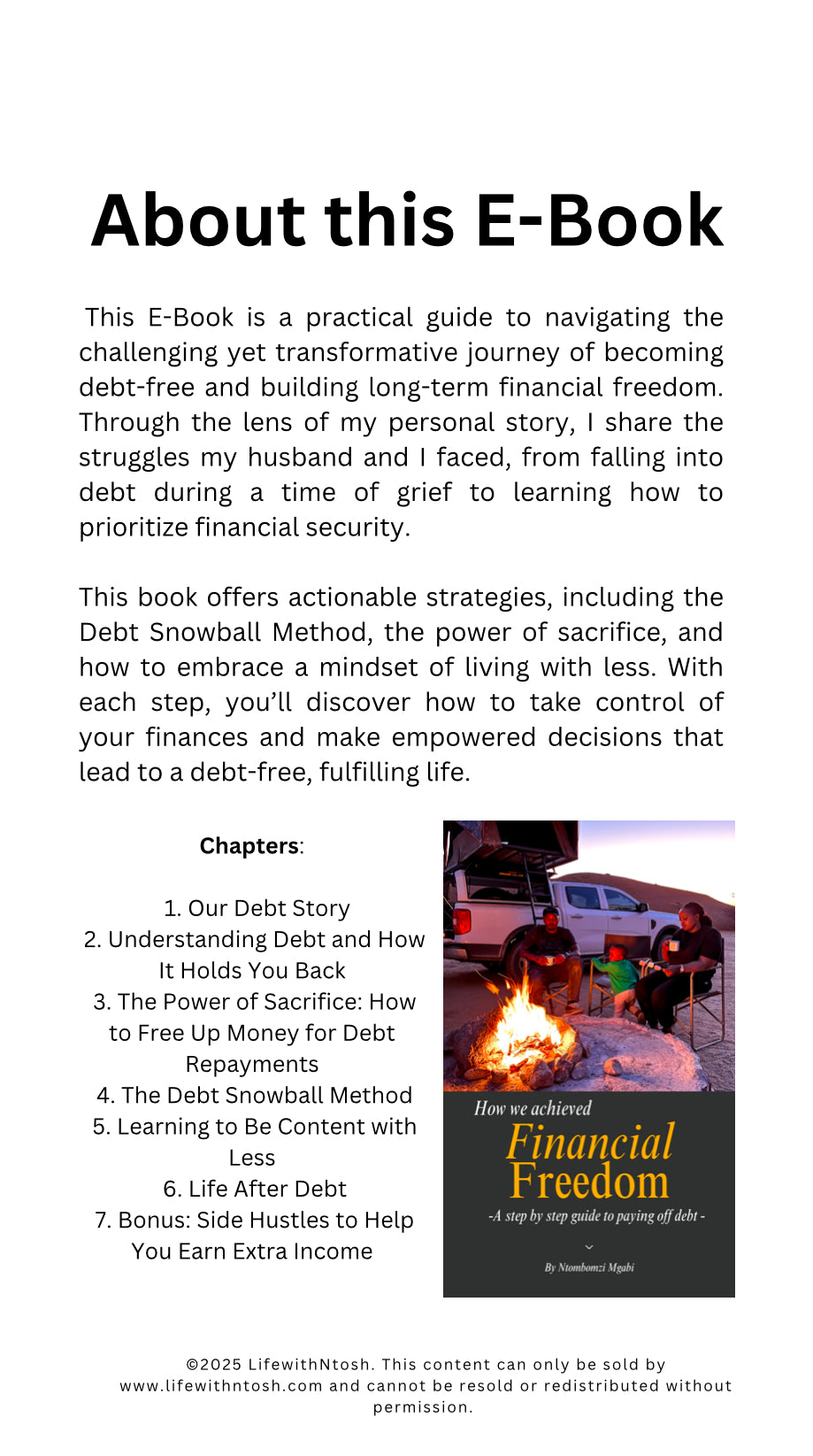 E-Book: A Step-by-Step Guide to Paying Off Debt & Achieving Financial Freedom (Instant Download)