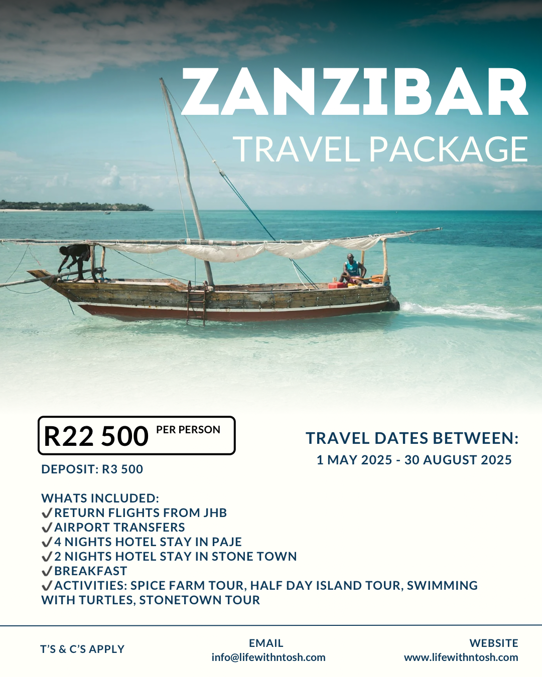 7 Day Zanzibar Travel Package